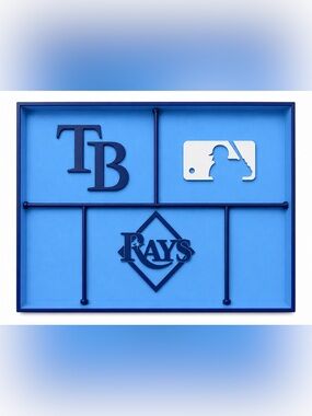 Tampa Bay Rays MLB Pocket Dump Tray - For Keys, Wallet, Money, Etc
